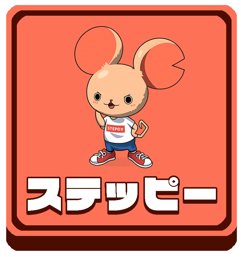 ステッピー,ポイントゲット。